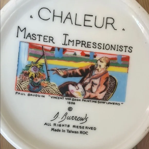 Water Lilies Claude Monet Master Impressionists D Burrows Mug Chaleur!RARE - Picture 8 of 9